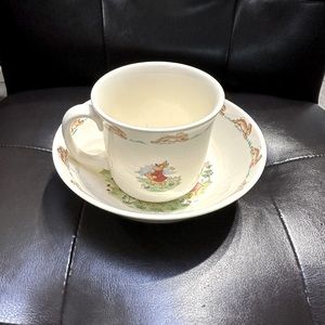 Bunnykins 1936 Royal Doulton cup and saucer